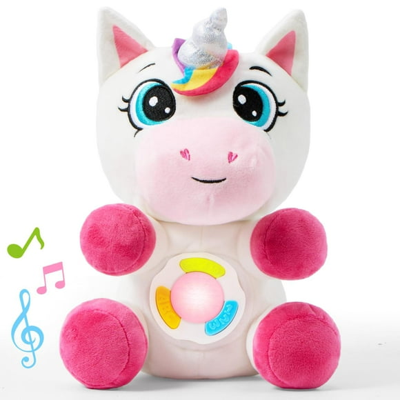 Juguete de peluche JOYIN Musical Unicorn con luz y música para más de 6 meses