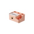 thumbnail image 1 of Large Tissue Box & Coffee Table Organizer - Multifunctional Storage for Living Room, Bathroom, or Office (White/Pink/Green), 1 of 6