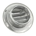 thumbnail image 3 of Grille Ronde de Sortie d'Air Extérieure en Acier Inoxydable, Couvercle d'Évent de Chauffage et de Refroidissement, 3 of 9