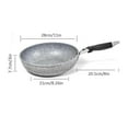 thumbnail image 2 of VONKY Poêle en Pierre de Riz Poêle Antiadhésive avec Poignée Anti-Brûlure Poêle de Cuisine, 2 of 8