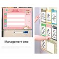thumbnail image 6 of Windfall Decorative Magnetic Planner Sheet Smooth Writing PET Bright Color Magnetic Time Management Pad Home Decor, 6 of 8