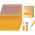 thumbnail image 1 of LNGOOR 50/100/150pcs Bulk Pencils With Eraser Top  2 HB Pencils For Writhing  Drawing And Sketching  Yellow Wood-Cased Pencils In Bulk For Office  School  Teacher And Classroom Supplies, 1 of 6