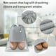 thumbnail image 3 of 15 Pices (gris Clair) Sac Chaussures De Voyage, Grand Sac De Rangement Pour Chaussures, Non-tiss Avec Fentre Transparente Pour Homme Et Femme, 3 of 5