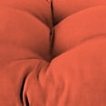 thumbnail image 4 of Jordan Manufacturing Sunbrella 44" x 18" Canvas Melon Solid Rectangular Tufted Contoured Outdoor Wicker Settee Bench Cushion, 4 of 9