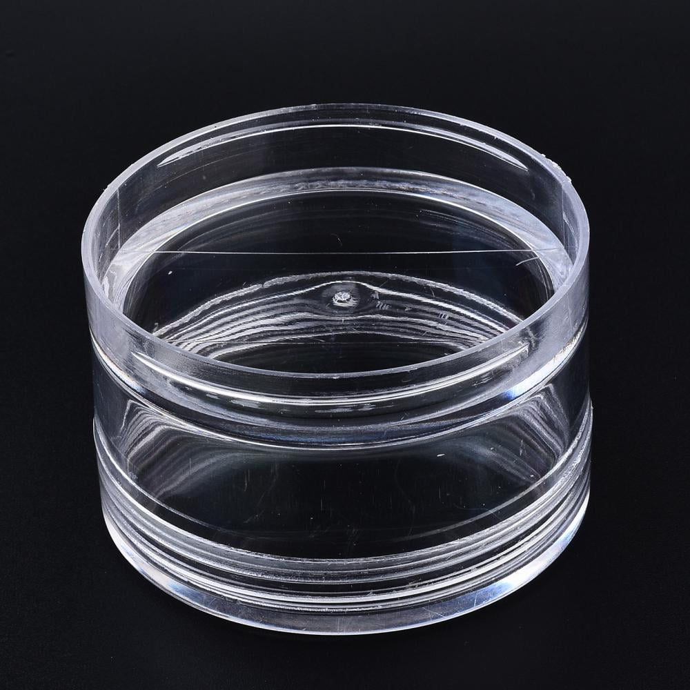 Polystyrene Bead Storage Containers with 5 Compartments Organizer Boxes for Jewelry Beads Small Accessoriescompartment: 4.4x1.9cm