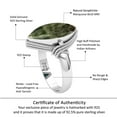 thumbnail image 6 of 925 Sterling Silver Ring Natural Seraphinite Handmade Jewelry, 6 of 10