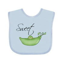 Inktastic Sweet Pea Girls Baby Bib