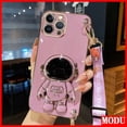 thumbnail image 2 of Lujo Galvanizado Suave Silicona Multifuncional Correa Para El Cuello Colgante Funda Para Teléfono Motorola Moto G20 G30 G42 G52 G82 G71S G10 G53 G60 G40F G60S G73 G13 G23 G50 Stronaut Astronau, 2 of 4