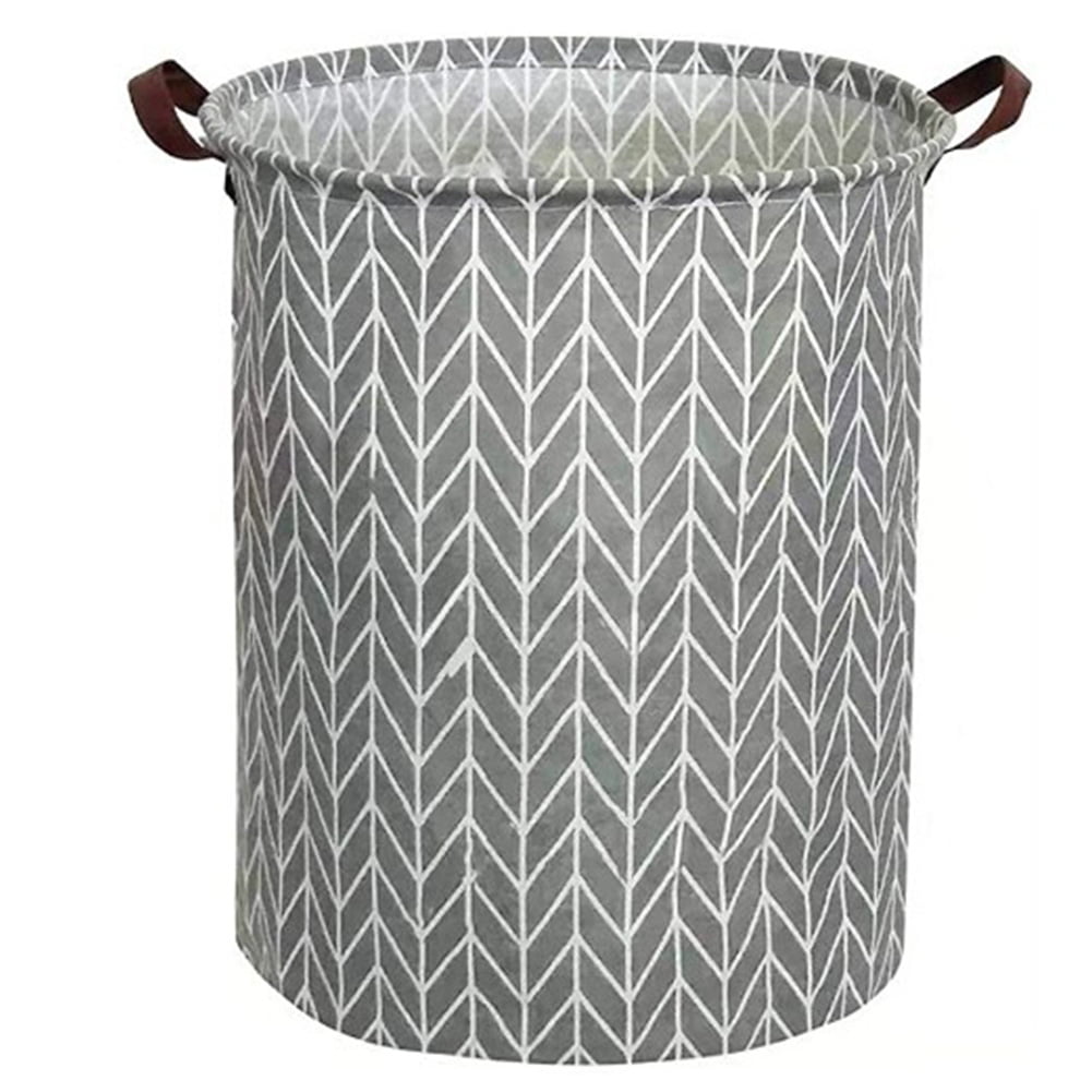NEW Washing Reuse Basket Bin Nursery Hamper Storage Bin,Cotton&Linen 