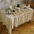 thumbnail image 4 of YongCo Natural Fiber Cotton Linen Tablecloth For Farmhouses Wedding Birthday Decors, 4 of 17