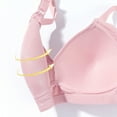 thumbnail image 4 of SCSAlgin Womens Sexy No Ring Bra Thin Cotton Up Full Coverage Cup Underwear Medium Support Sports Lingerie, 4 of 6