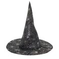 thumbnail image 2 of Sombrero de Bruja Verde para Halloween | Diseño Único con Colores Brillantes | Tela Suave | Ideal para Fiestas de Halloween y Cosplay - 38 X 33 Cm, 2 of 6
