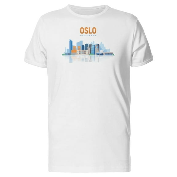 City Of Oslo Illustration Tee Men's -Image by Shutterstock