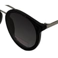 thumbnail image 3 of Isaac Mizrahi Womens Round Black Plastic Sunglass. IM31261 BK, 3 of 6