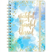 2024 Planner - Weekly & Monthly Planner 2024 with Tabs, January 2024 - December 2024, 6.3" x 8.4", Hardcover with Back Pocket + Thick Paper + Twin-Wire Binding - Blue