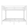 thumbnail image 6 of Queen Over Queen Bunk Bed For Teens and Adults,Metal Bunk Bed,Noise Reduced Space-Saving NO Box Spring Needed,White, 6 of 6