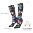 thumbnail image 4 of Honeii Cat Icecream Print Long Socks,Novelty Design Socks Gift for Men and Women,Crew Socks,Calf Socks, 4 of 6