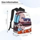 thumbnail image 2 of Easygdp Sushi Salmon Surfing Mochila Casual para Portátil, Mochila para Escuela, Viajes, Negocios, 2 of 6