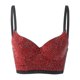 thumbnail image 2 of Playeras,Blusas y Tops,Ropa para Mujer Camisetas sin mangas Corsé para mujer Top Bustier Corset Top Tight Fitting Corset Tank Top Suspender Top Solid Short Fashion (Red, L), 2 of 4