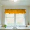 thumbnail image 2 of Solid Poplin Window Valance 58" Wide Marigold Yellow, 2 of 3
