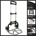 thumbnail image 3 of Stalwart Folding Hand Truck Dolly Cart - 154lb Capacity and Telescoping Handle, 3 of 10
