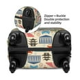 thumbnail image 2 of Yiaed Famous Places Print Travel Luggage Cover Suitcase Protector Fits 18-32 Inch Luggage Wheel Covers Patterned Elastic Luggage Anti-scratch（No luggage）-X-Large, 2 of 5