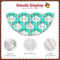 thumbnail image 3 of Fotbe Strong Goose Pattern Christmas Tree Skirt, Tree Skirts Plush Christmas Decorations, Christmas Tree Skirts Xmas Decorations Holiday Party Decor-30", 3 of 6