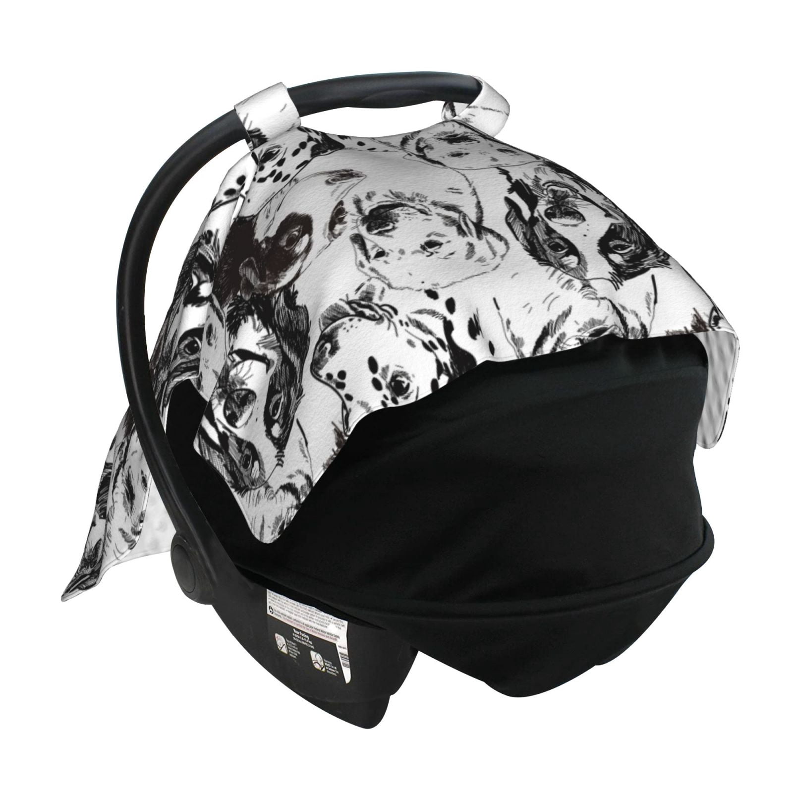 Car Seat Cover Baby - Labrador Retriever Dog No.1001 Breathable Infant Car Seat Cover for Baby Carseat, Lightweight Comfort Baby Essentials Must Haves Newborn Stuff for Girl Boy