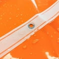 thumbnail image 7 of Barossa Design Lightweight Waterproof Shower Curtain PEVA Liner with 3 Magnets -Clear Orange, 72" x 72", 7 of 7