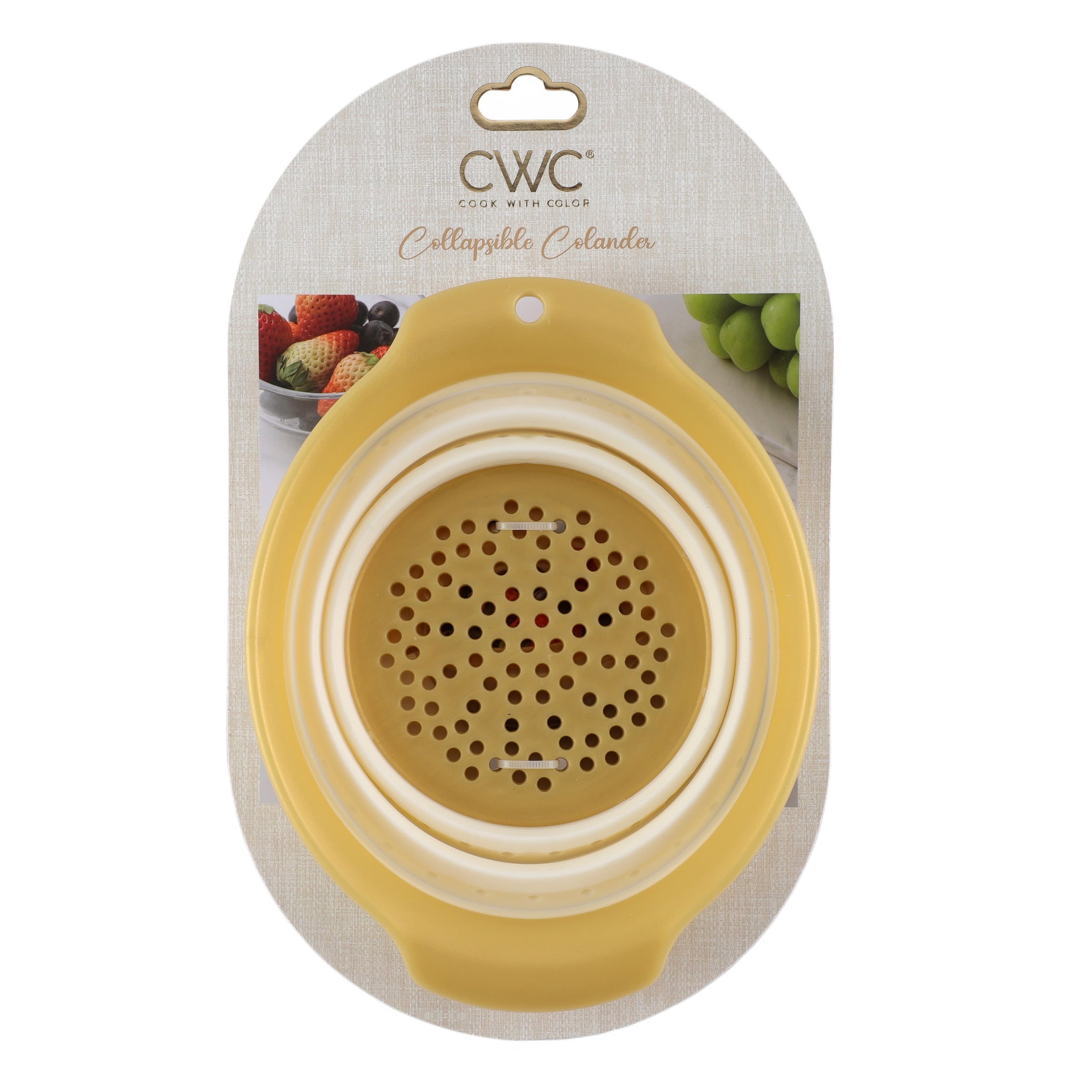 Cook With Color Collapsible Berry Colander Medium - Compact for Everyday Use