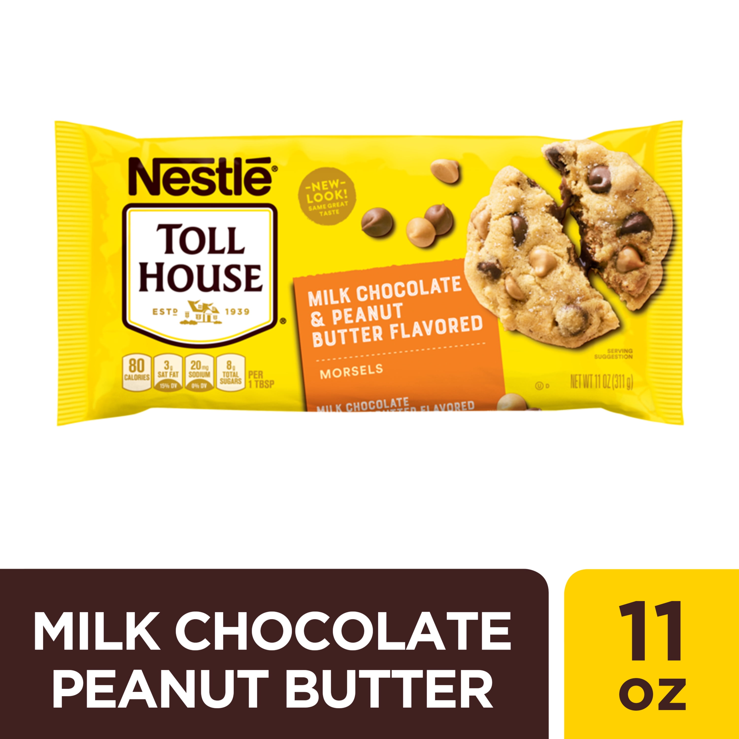 Nestle Toll House Milk Chocolate & Peanut Butter Flavored Baking Chips