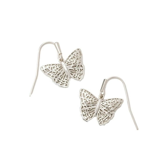 Kendra Scott Women's Hadley Butterfly Earrings in Silver