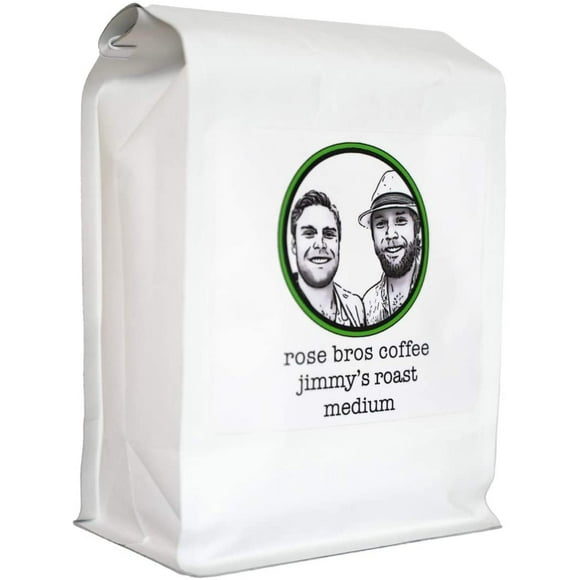 Rose Bros Coffee , Jimmy's, Colombie, Torréfaction Moyenne, Grains de Café Entiers, 1 lb - Café Certifié Biologique, Équitable, Casher