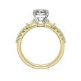 thumbnail image 4 of 0.80 Carat Excellent Radiant Cut Natural Diamond Solitaire with Accents Beautiful Ring for Women Solid 18K Yellow Gold Size 11.5, 4 of 6