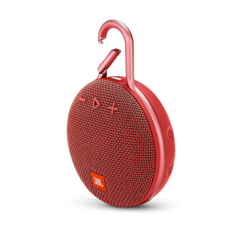 JBL Clip 3 Fiesta Red Portable Bluetooth Speaker - Walmart.com