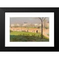 thumbnail image 2 of Giuseppe&nbsp;De Nittis 18x13 Black Modern Framed Museum Art Print Titled - Avenue Du Bois De Boulogne (1882), 2 of 5