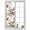 White, variant on White Chicken Rustic Window Privacy Film, Vintage Floral Oil Painting Static Cling UV Sun Blocking Heat Control Window Tint Day and Night, Non-Adhesive One Way Windows Privacy Cover 17.7''x78.7''