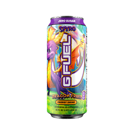 G Fuel Spyro The Dragon fruit Energy Drink, 16 Oz Can