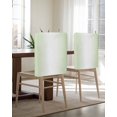 thumbnail image 5 of nqOlkjepod Light Green Ombre Chair Covers Set of 6, Decorative Chair Back Cover, Modern Gradient Abstract Art Dining Room Chair Slipcovers Removable Chair Protectors Covers for Party Banquet, 5 of 7