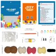 thumbnail image 4 of Dog Amigurumi DIY Crochet Kit Wizardi F07N8-M51, 4 of 4