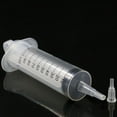 thumbnail image 4 of 5.1oz Plastic Syringe Large Syringes Tools Catheter Tip Individually Sealed with Measurement for Scientific Labs, Measuring Liquids, Feeding Pets, Medical Student, Oil or Glue Applicator, 4 of 6