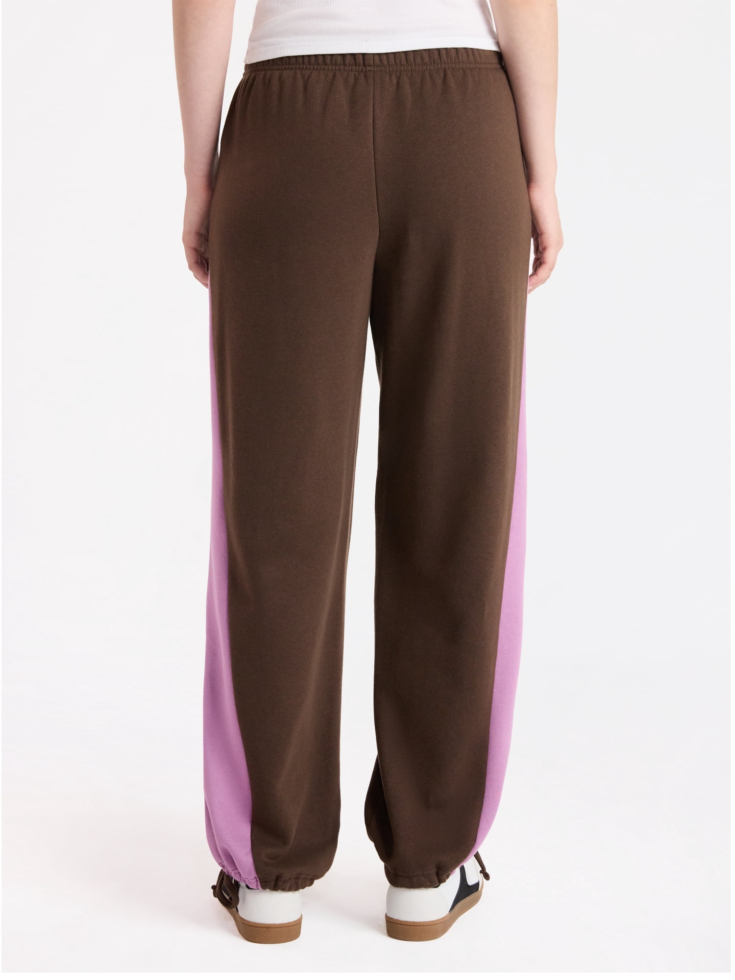No Boundaries Colorblock Joggers, 30'' Inseam, Women’s