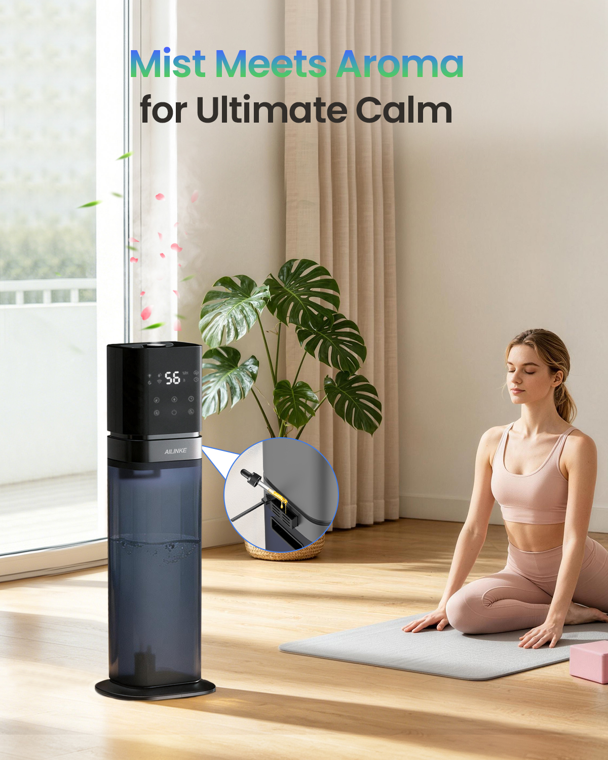 Ailinke 2.1 Gallon Cool Mist Ultrasonic Humidifier photo 5