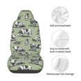 thumbnail image 4 of Wukai Farm Cows Full Set Car Seat Covers with Soft Padding Universal Auto Front Seats Protector and Cushion Mat, 4 of 5