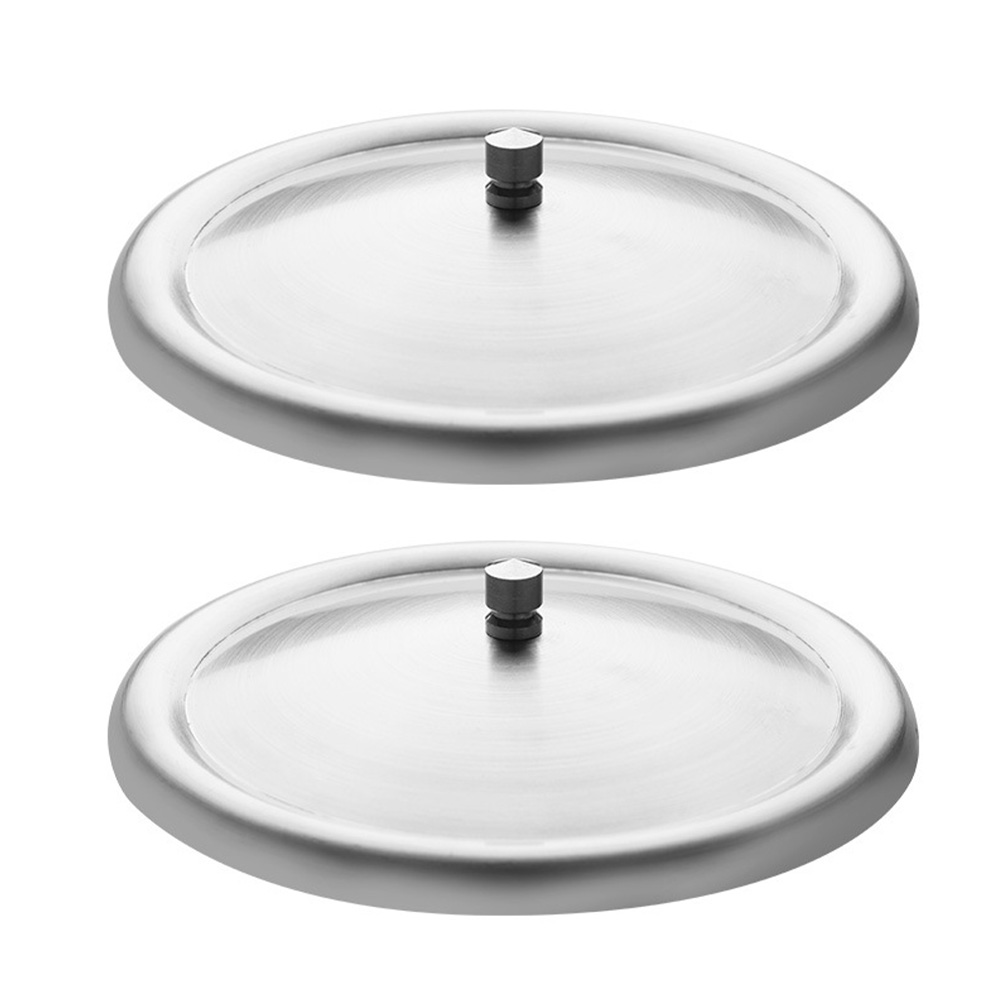 Couvercle Universel En Acier Inoxydable 8 Cm – Pour Tasses, Mugs, Gobelets, Compatible Pailles