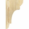 thumbnail image 3 of 6"W x 6"D x 10"H New Brighton Rough Sawn Corbel, Douglas Fir, 3 of 9