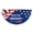 Red,White,Blue-1, variant on 250 Year Anniversary Birthday Bunting Flag – Patriotic USA Anniversary Fan Banner 1776-2026 Blue Red White with Brass Grommets, Half Moon for Decorative Display and Festive Events Outdoor Garden