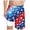 Blue, variant on Quealent Boys Swim Trunks with Compression Liner Kids Bathing Suit 6-18 Years Swimwear Red for Size 5-6 Years