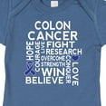 thumbnail image 4 of Inktastic Colon Cancer Awareness Ribbon Boys or Girls Baby Bodysuit, 4 of 5