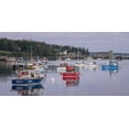 thumbnail image 2 of Head, Danny 14x9 Black Ornate Wood Framed with Double Matting Museum Art Print Titled - Working Harbor III, 2 of 4